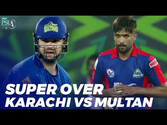 Super Over | Karachi Kings vs Multan Sultans | Match 31 | HBL PSL 2020 | MB2E