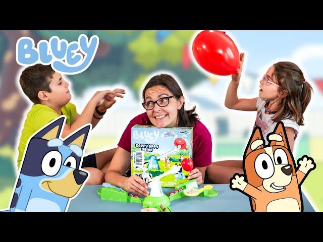 BLUEY KEEPY UPPY BOARD GAME: Family Gameplay and How To Play