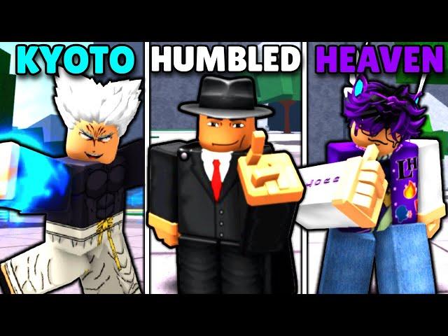 Using EVERY FAMOUS COMBO In Roblox The Strongest Battlegrounds