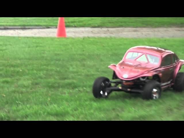 CRASHING BAJA 5T 1/5 scale VW BUG BODY RC