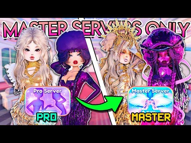 Only Playing in *MASTER SERVERS* in Dress To Impress! BETTER than PRO SERVERS?! (NEW GAME MODE!)