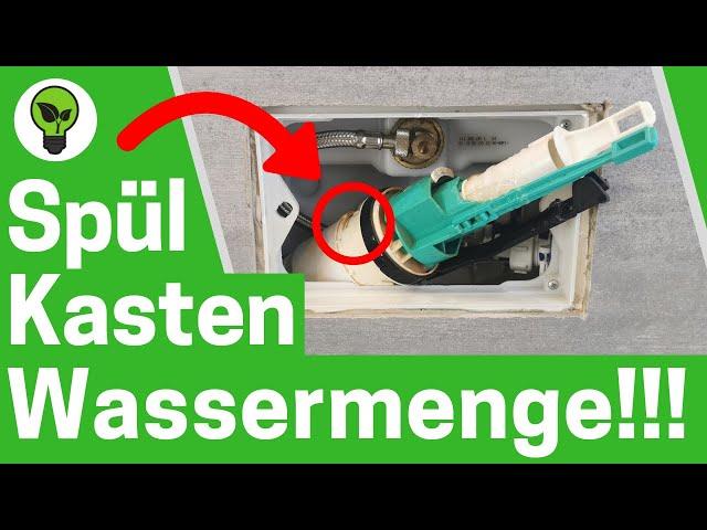 Spülkasten Wassermenge Einstellen  TOP ANLEITUNG: Geberit WC & Toilettenspülung zu Stark / Schwach?