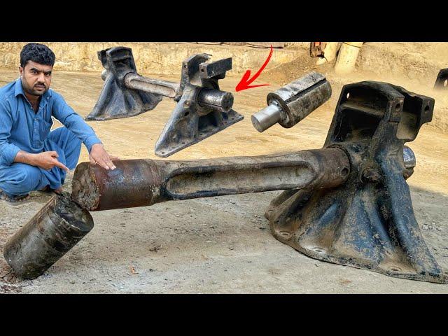 Repairing A Broken Suspension Trunnion Shaft Very Amazingly That Never Broken Again // Must Watch