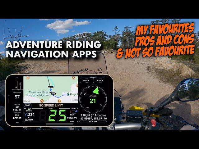 iPhone apps to use for Adventure Riding and offroad motorcycling