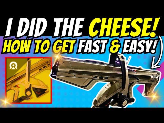 I Found A CHEESE For CHOIR OF ONE! How To Get FAST & EASY New Exotic Mission Guide Act 3 Destiny 2