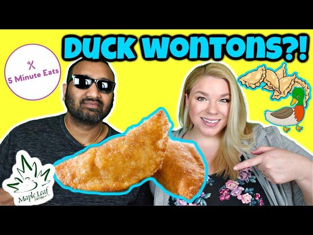 Maple Leaf Farms Duck Bacon & Sweetcorn Wontons Review