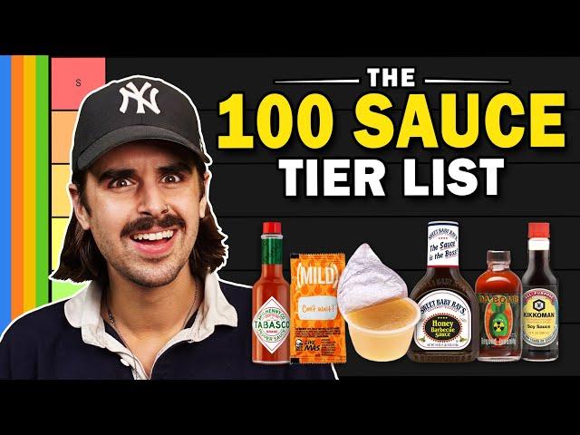 The 100 Sauce Tier List