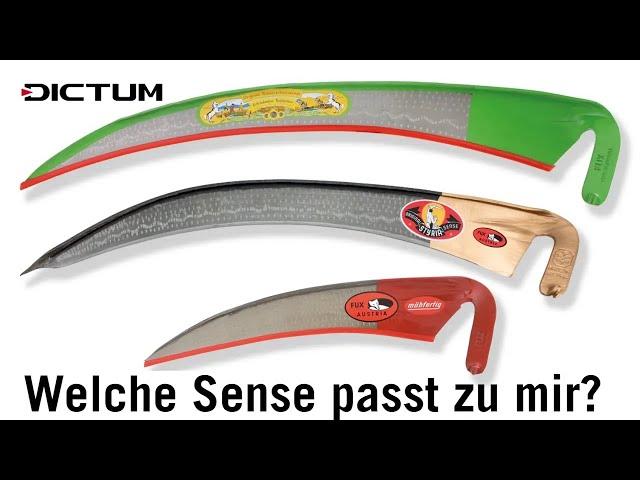 Sensen auswählen und passend einstellen - Sensenblatt und Sensen-Wurfarm #dictum #garten (AD)