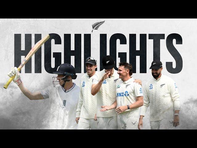 Brook Makes 123 as 15 Wickets Fall on Day 1 | Highlights | New Zealand v England | 2nd Test Day 1