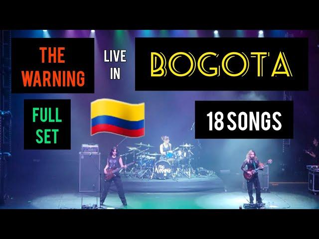 THE WARNING - BOGOTA, COLOMBIA - Full Set, 18 songs #livemusic #colombia #rockband #fyp #martintw