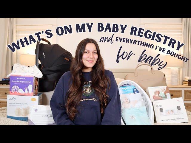 What's on My Baby Registry | Everything I've Bought for Baby 🩵