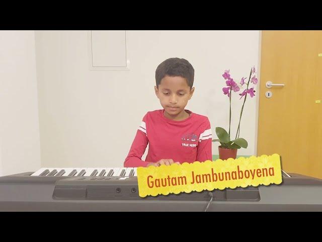 Jingle bells - | Gautam Jambunaboyena | Kedar Bhagwat Music Academy |