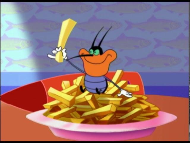 Oggy and the Cockroaches French Fries  (S01E03) HD