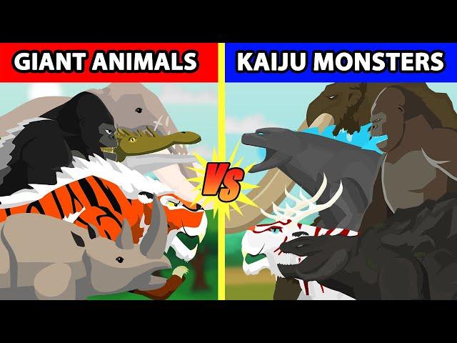 Giant Animal vs Kaiju Monsters | Kaiju Animation