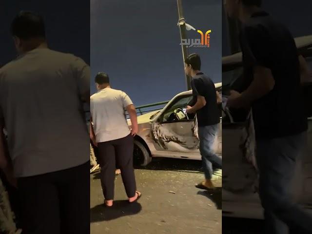 حـ...ــادث على مجسر التربية وسط البصرة #المربد