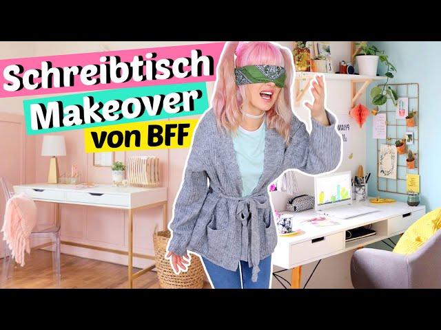 BFF renoviert HEIMLICH mein Büro  Schreibtisch Makeover| ViktoriaSarina