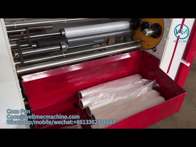 PE Inflatable Cushion Protective Packaging Air Column Bag Making Machine Air Bubble Film Roll