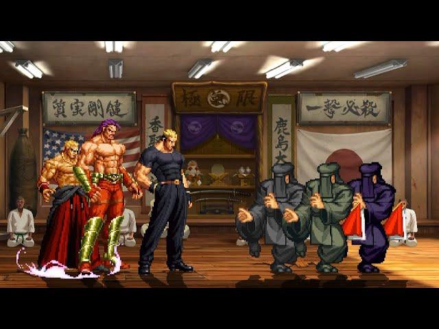 KOF Mugen Fatal Fury Boss Team vs Kuroko