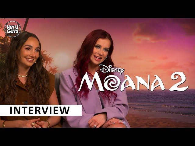 Abigail Barlow & Emily Bear on Moana 2 | Dwane Johnson singing | Their favourite Disney songs