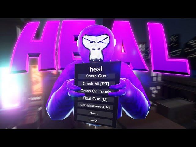 FREE CRASHES! | Heal Menu | Best Gorilla Tag Mod Menu.