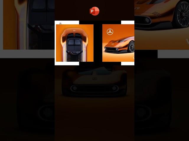 Mercedes PowerPoint animation. #tutorial  #shorts #mercedes  #powerpoint #ppt #powerpointanimation