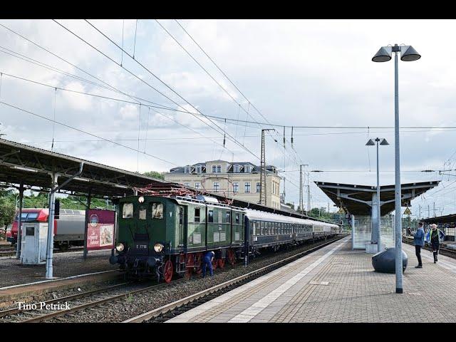 Zugverkehr in Riesa am 30.05.2024 - Generationen der Stromer