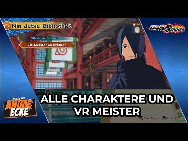 Alle Charaktere und VR Meister freischalten - Shinobi Striker Deutsch