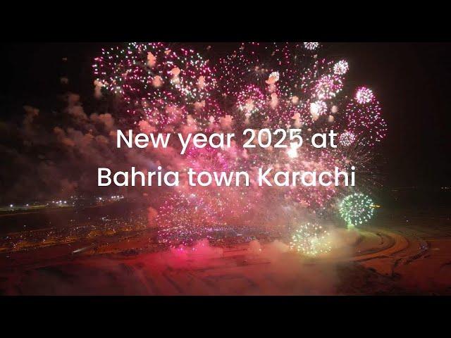 Bahria town karachi new year 2025 celebration #newyear #newyear2025 #newyearfireworks