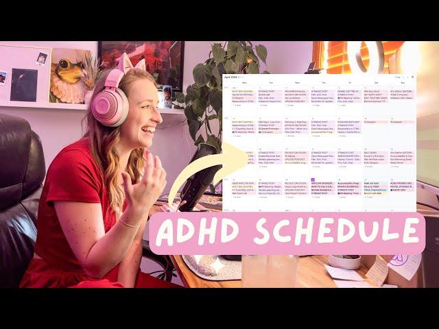 The ADHD Organizational/Schedule Hack You NEED! ️