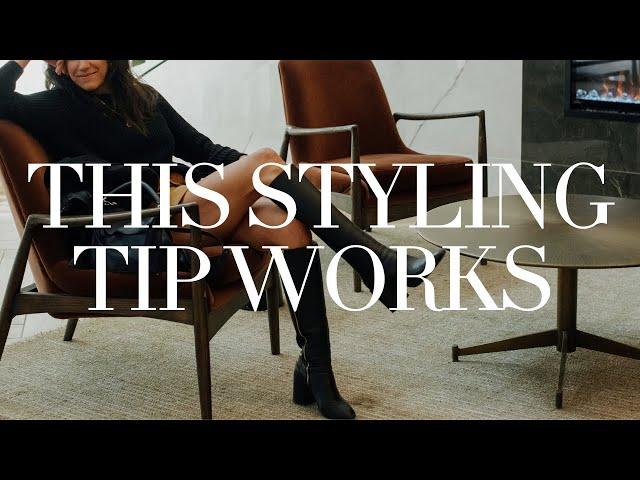 make boring outfits interesting with this one styling tip