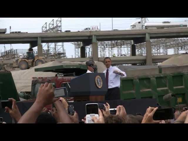 President Obama in Cincinnati : "A Warrior for the Middle Class"