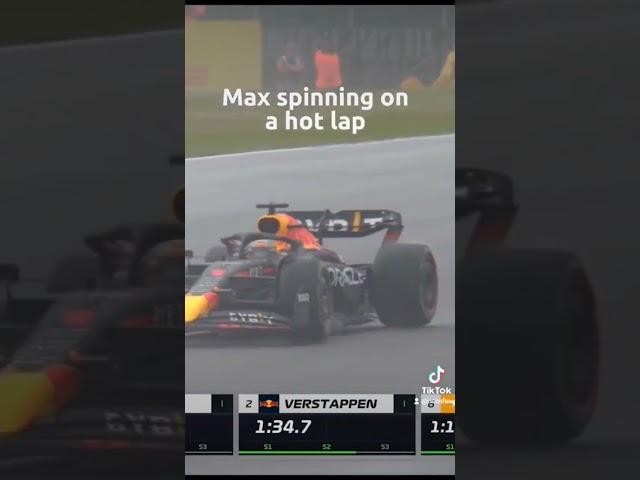 Max Verstappen spinned, but still got the fastest lap. #f1 #formula1 #formulaone #mustsee #foryou