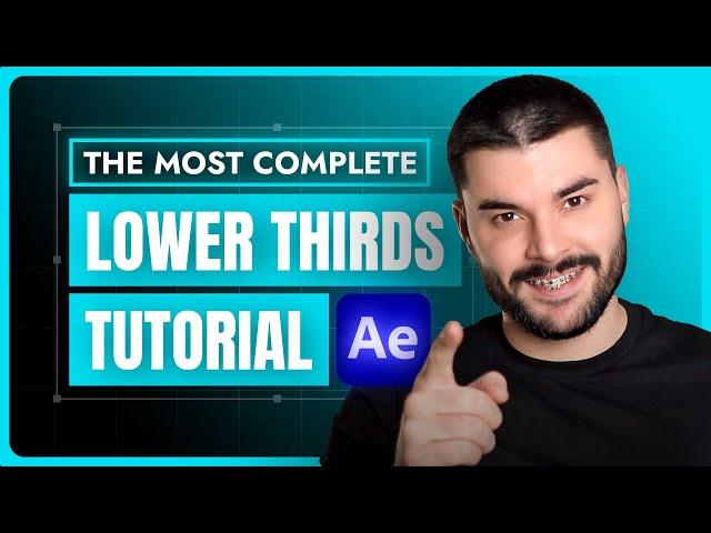 The Most COMPLETE Lower Thirds in After Effects (and how to automate them)