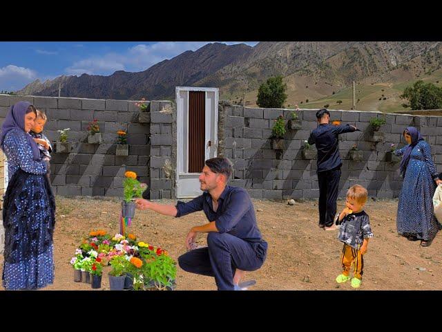 Adventure of Buying Flowers & Planting Them on the Garden Wall