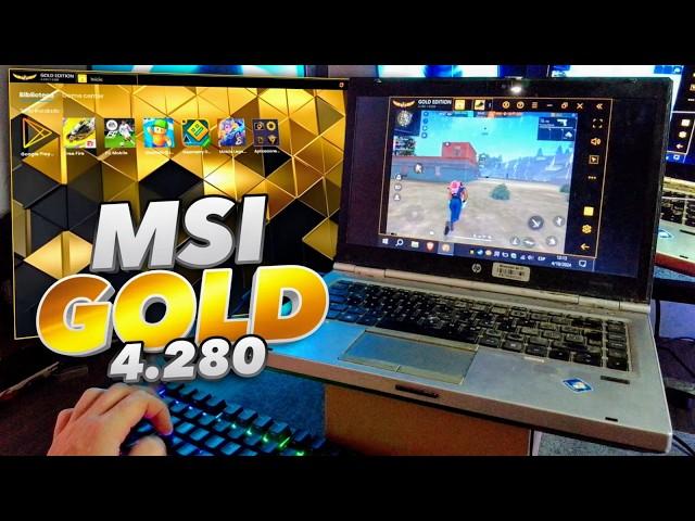 MSI 4.280 GOLD LITE EMULADOR para PC GAMA BAJA, MEDIA Y ALTA Free Fire PC