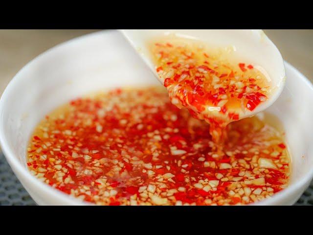 Sweet and Sour Fish Sauce Recipe for rice noodles and grilled meat