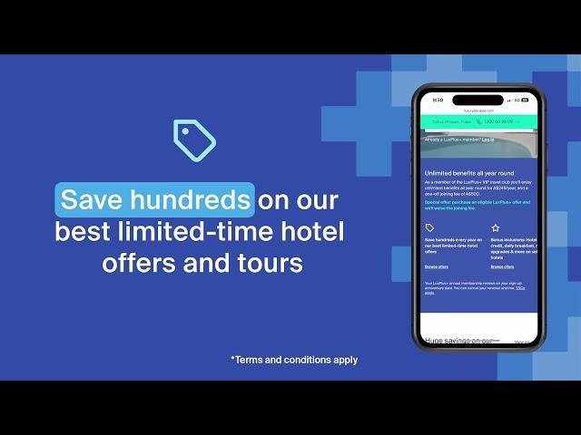 Introducing LuxPlus+, the VIP travel club that gives you more