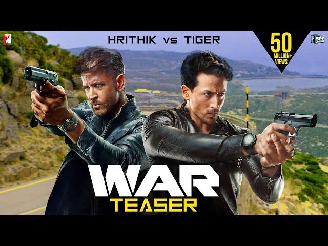 War Teaser | Hrithik Roshan | Tiger Shroff | Vaani Kapoor | 4K UHD Teaser