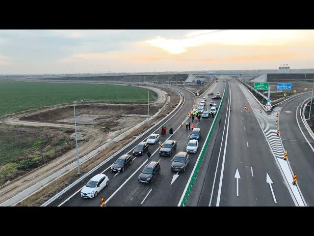 LIVE Autostrada A7 Deschidere circulatie BZ-Focsani lot 2 Buzau-Ramnicu Sarat