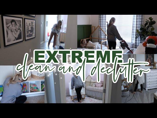 EXTREME CLEAN WITH ME | DECLUTTER BEFORE THE HOLIDAYS! | DEEP CLEANING MOTIVATION | Lauren Yarbrough