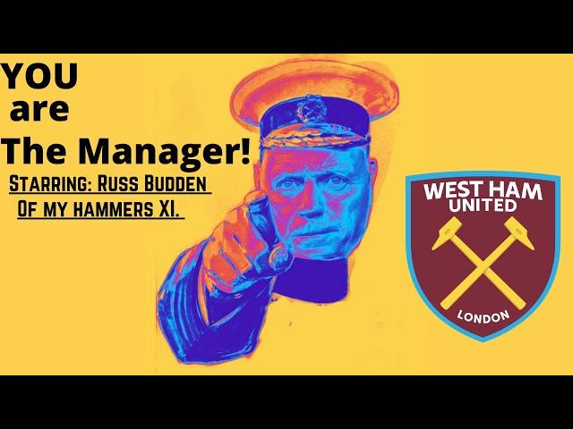 YOU are The Manager!  Starring: #DJRussyB of #MyHammers11.  #westham