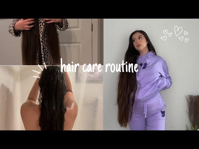 hair care routine for long and healthy hair!