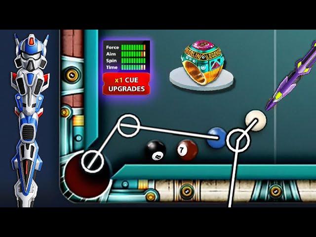 8 Ball Pool 136 Win = 62 Ring Berlin  Armored Unit Cue Set