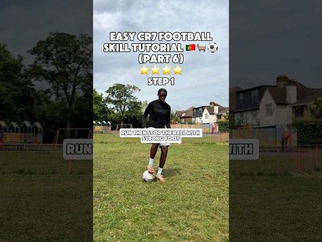 EASY CR7 Football SKILL TUTORIAL ️(Part 6) #football #shorts