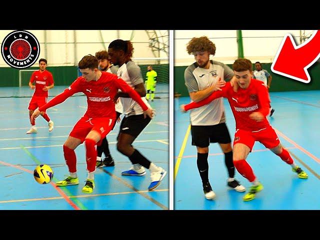 I Played in a PRO FUTSAL MATCH With NO REFEREE... (Football Skills & Goals)