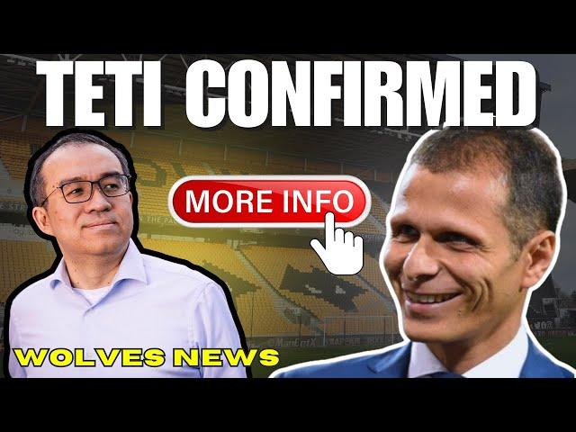  Domenico Teti Breaks silence on Wolves Move | Jeff Shi shares early verdict on appointment