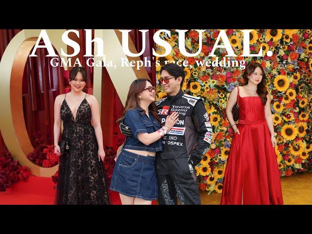 #AShUSUAL: GMA GALA, REPH’S RACE, WEDDING & A LOT MORE! | ASHLEY SANDRINE