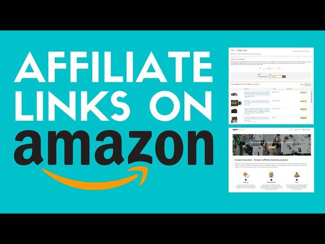 How To Create An Amazon Affiliate Link (Affiliate Marketing For Beginners)