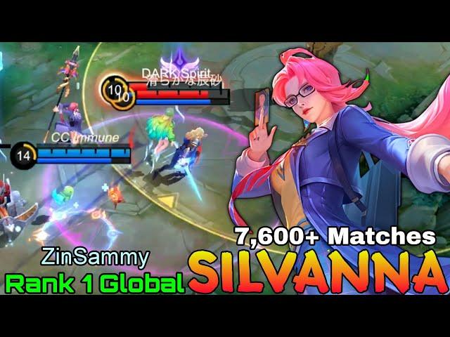 7,600+ Matches Silvanna Double MVP Gameplay - Top 1 Global Silvanna by ZinSammy - Mobile Legends