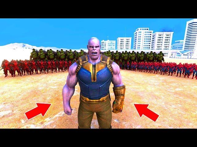 10.000 SÜPER KAHRAMAN VS THANOS  - Süper Kahramanlar